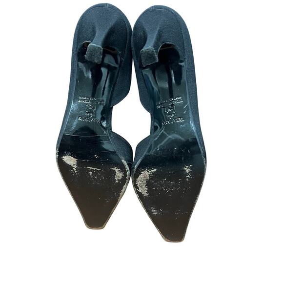 Vera Wang x Stuart Weitzman snip toe satin heels size 6 - Picture 5 of 6